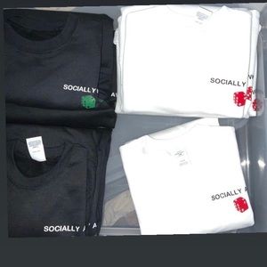 Socially awkward crewnecks, designed by FNG apparel